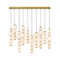 Trigo Multi Light Linear Chandelier