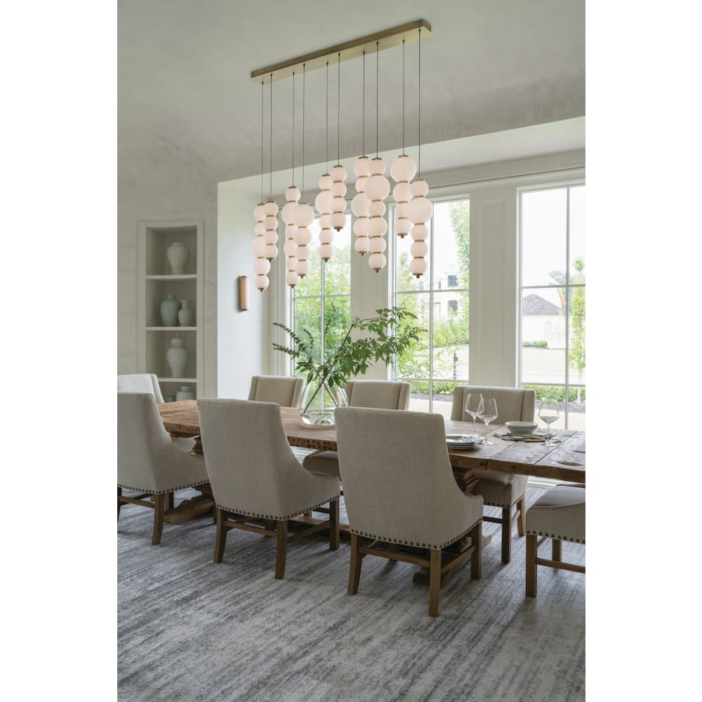 Trigo Multi Light Linear Chandelier