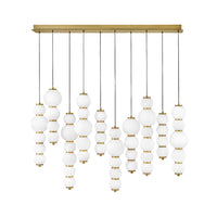 Trigo Multi Light Linear Chandelier
