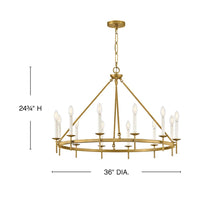 Copley Chandelier - Large - Brass