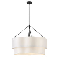 Gwen Drum Chandelier - Black