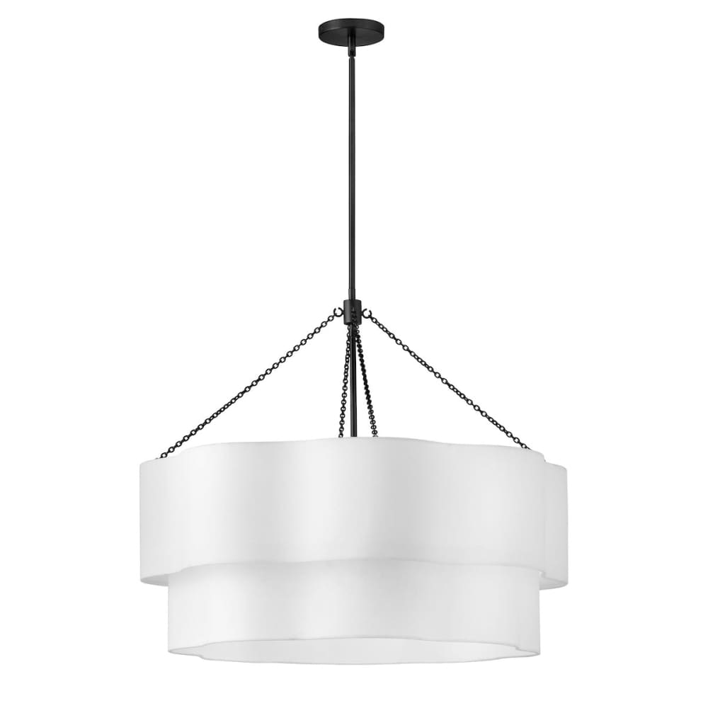 Gwen Drum Chandelier - Black