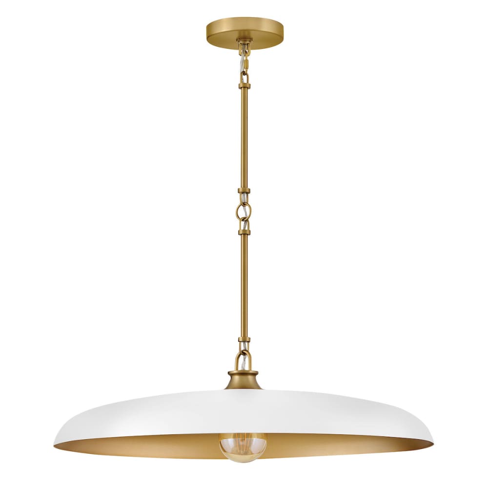 Sadie Dome Chandelier - White