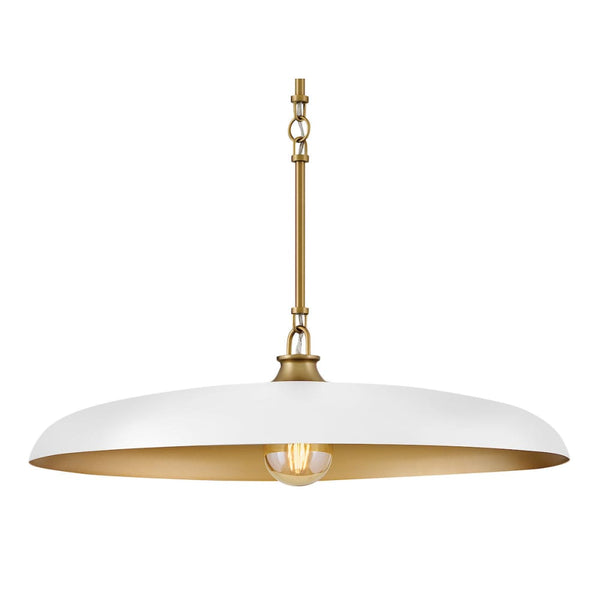 Sadie Dome Chandelier - White