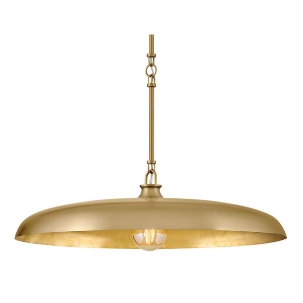 Sadie Dome Chandelier - Brass