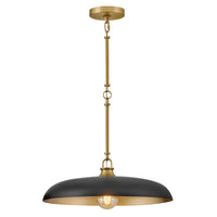 Sadie Dome Pendant - Black