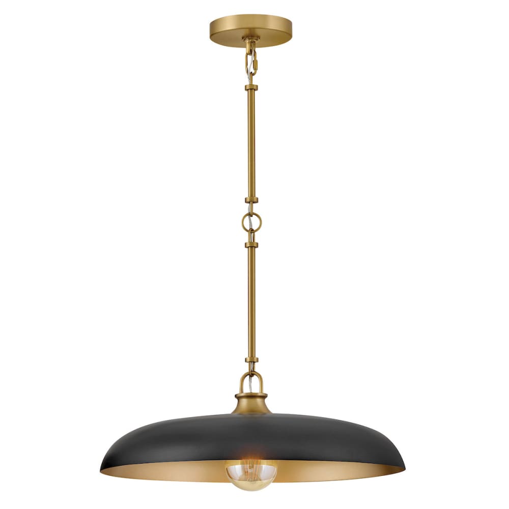 Sadie Dome Pendant - Black