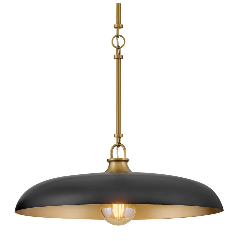 Sadie Dome Pendant - Black