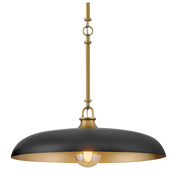Sadie Dome Pendant - Black