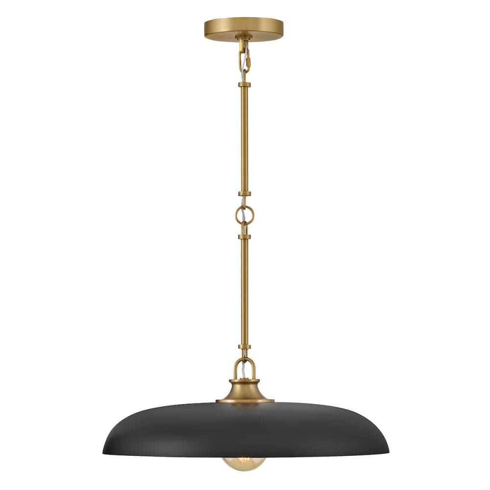 Sadie Dome Pendant - Black