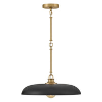 Sadie Dome Pendant - Black