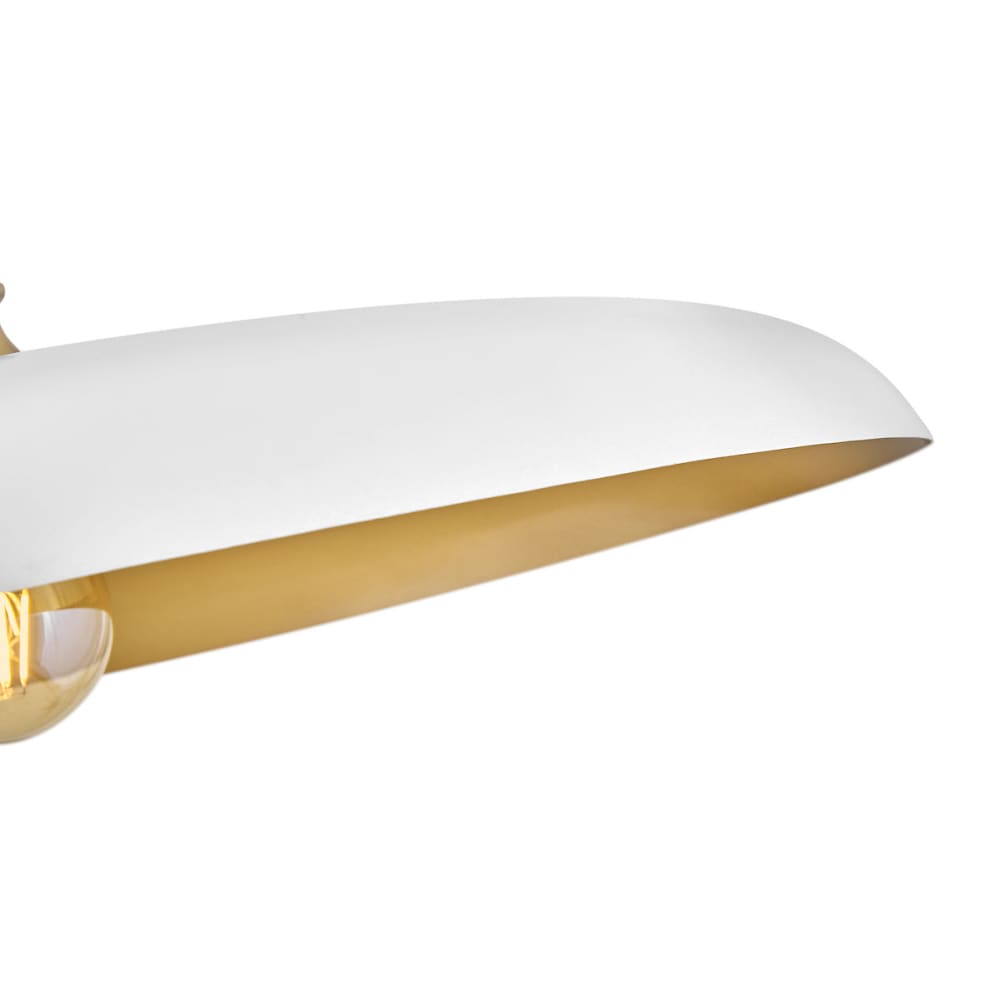 Sadie Dome Pendant - White