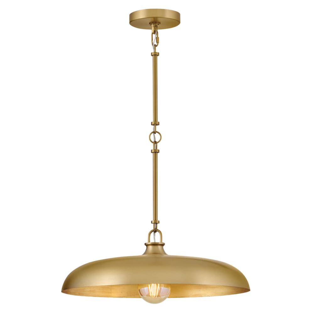 Sadie Dome Pendant - Brass
