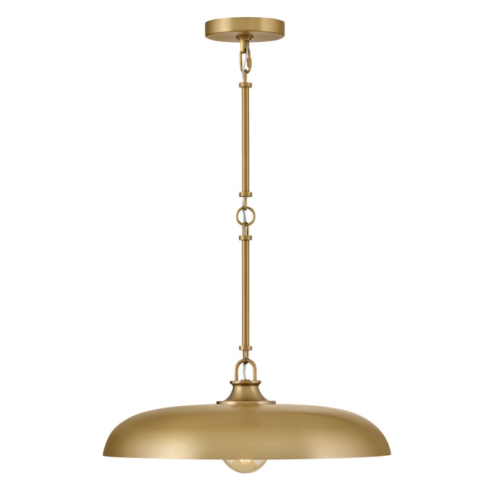 Sadie Dome Pendant - Brass