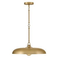Sadie Dome Pendant - Brass