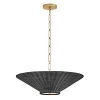 Delia Convertible Chandelier - Black