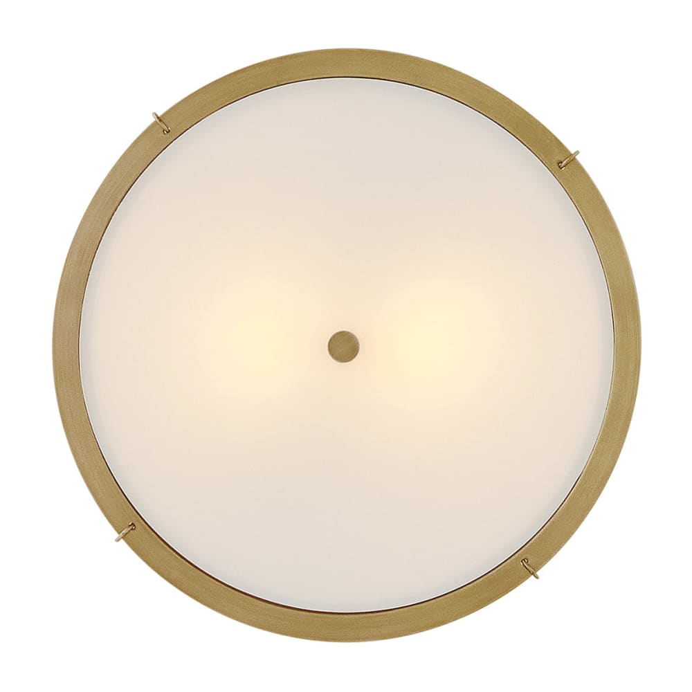 Clark Semi-Flush Mount - Brass