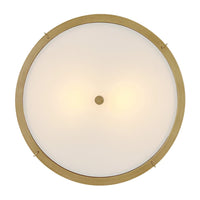 Clark Semi-Flush Mount - Brass