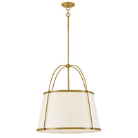 Clarke Drum Chandelier - Brass