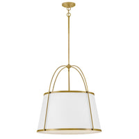 Clarke Drum Chandelier - Brass