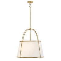 Clarke Drum Chandelier - Brass