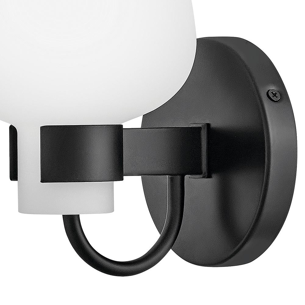 Sylvie 1 Light Wall Sconce - Black