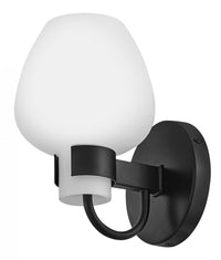 Sylvie 1 Light Wall Sconce - Black