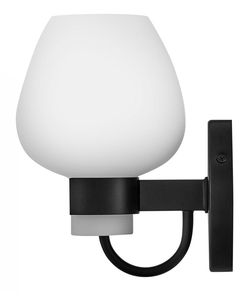 Sylvie 1 Light Wall Sconce - Black