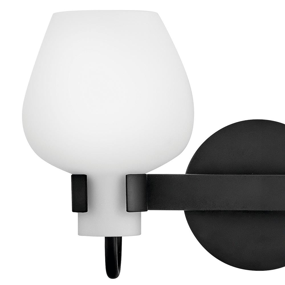 Sylvie 2 Light Vanity - Black