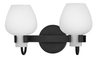 Sylvie 2 Light Vanity - Black