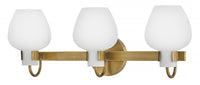 Sylvie 3 Light Vanity - Heritage Brass