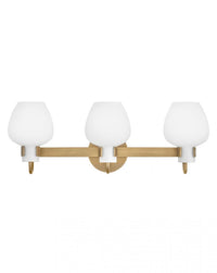 Sylvie 3 Light Vanity - Heritage Brass