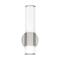 Facet LED Sconce - Polished Nickel