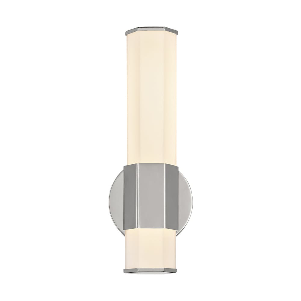 Facet LED Sconce - Polished Nickel