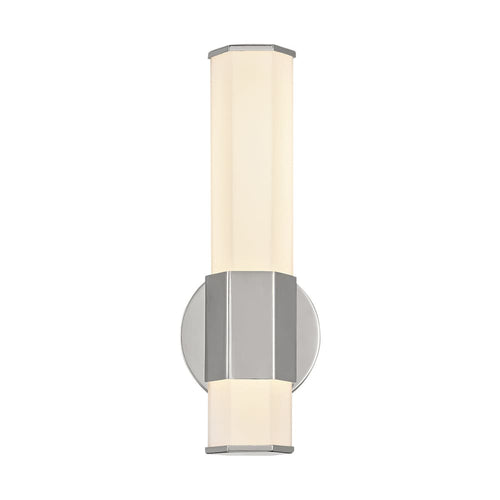 Facet LED Sconce - Polished Nickel