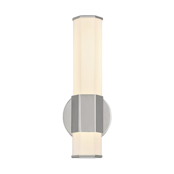Facet LED Sconce - Polished Nickel
