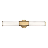Facet LED Vanity - Medium - Brass
