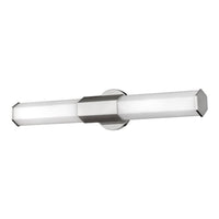 Facet LED Vanity - Medium - Polished Nickel