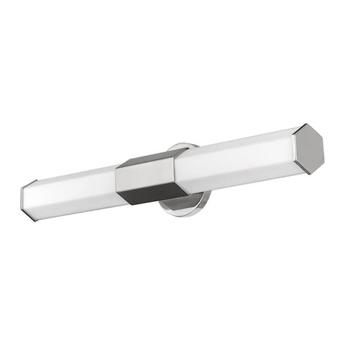 Facet LED Vanity - Medium - Polished Nickel