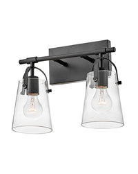 Foster 2 Light Vanity - Black