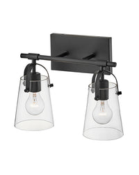 Foster 2 Light Vanity - Black