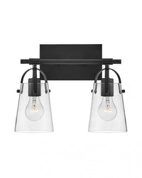 Foster 2 Light Vanity - Black