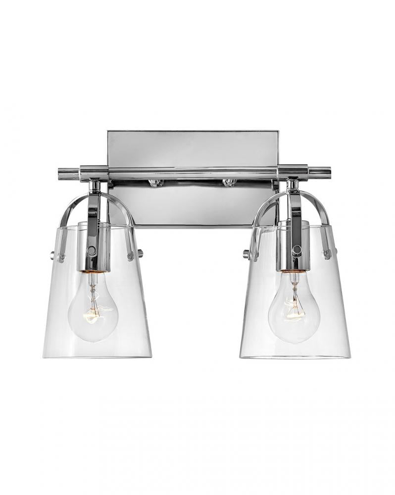 Foster 2 Light Vanity - Chrome