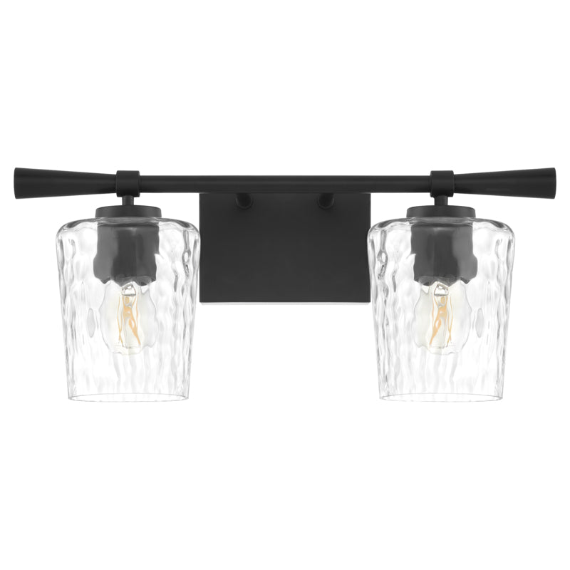 Goodwin 2 Light Vanity - Black