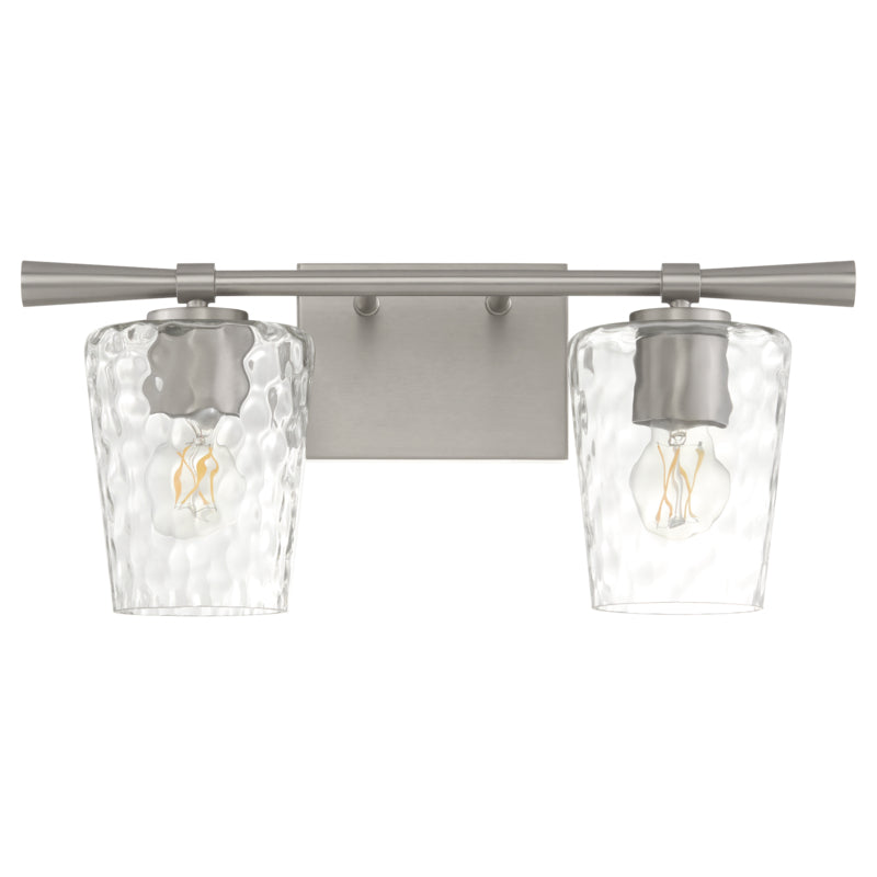 Goodwin 2 Light Vanity - Satin Nickel