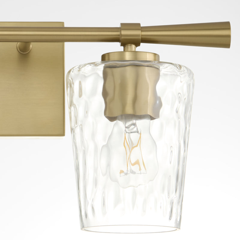 Goodwin 2 Light Vanity - Aged Brass