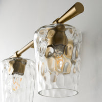 Goodwin 2 Light Vanity - Aged Brass