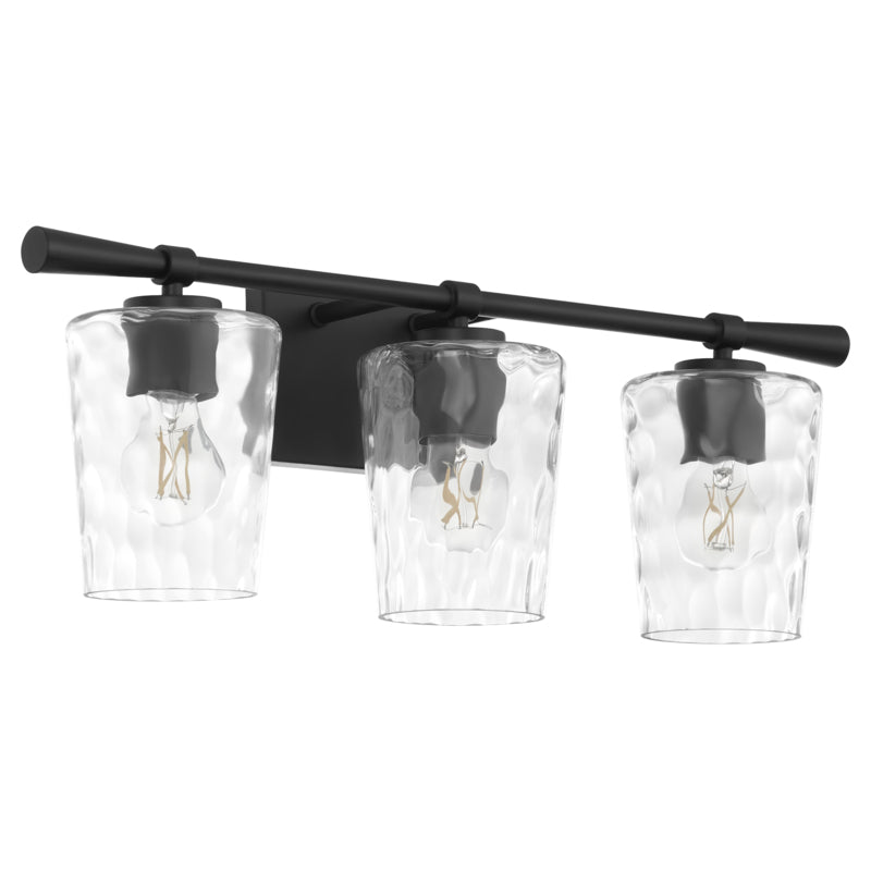 Goodwin 3 Light Vanity - Black