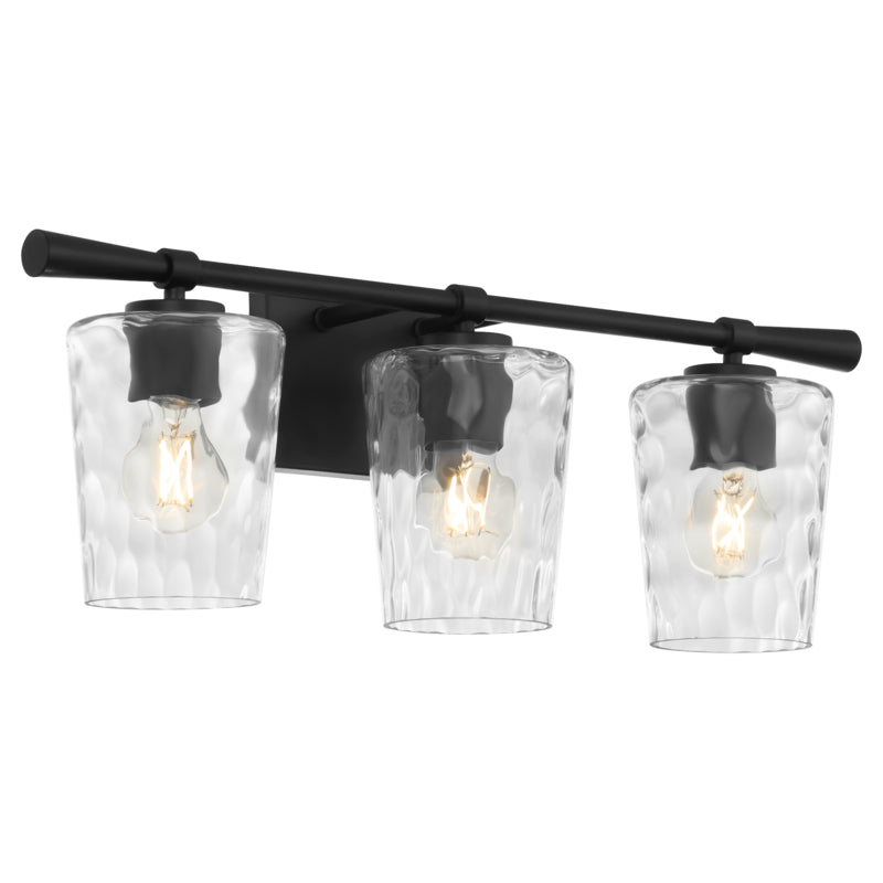 Goodwin 3 Light Vanity - Black