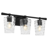 Goodwin 3 Light Vanity - Black